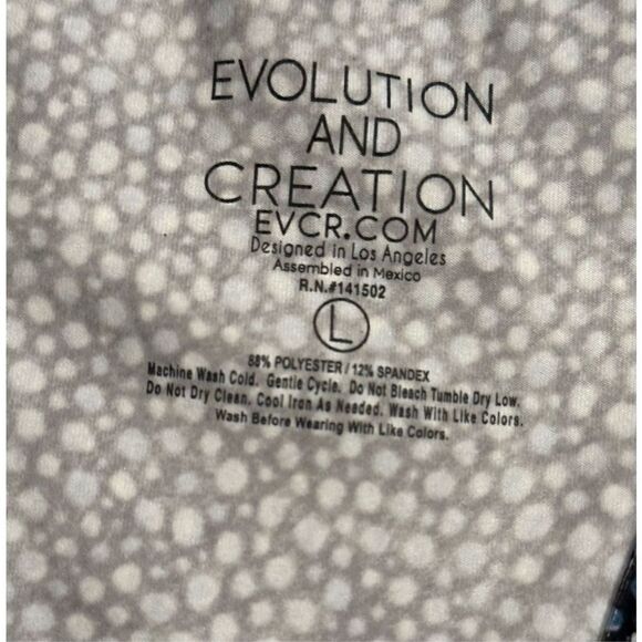 Evolution and Creation Compression Crop Tank - Picture 1 of 3